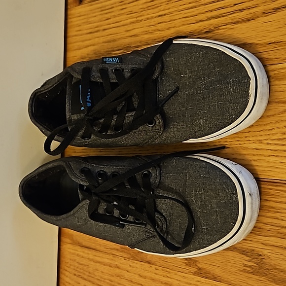 VANS SHOES OFF THE WALL GRAY WHITE 7 MEN'S - Picture 2 of 10